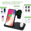 W30 QI Vertical Wireless Charger for Mobile Phones & Apple Watches & AirPods & Apple Pencil, with Adjustable Phone Stand, W30