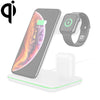 Z5 QI Vertical Magnetic Wireless Charger for Mobile Phones & Apple Watches & AirPods / Xiaomi Redmi AirDots, with Touch Ring Light, Z5