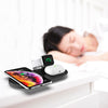 A04 3 in 1 Multi-function Qi Standard Wireless Charger for Mobile Phones & iWatch & AirPods