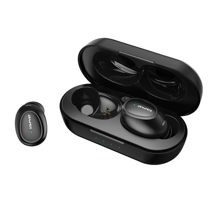 awei T6 TWS Bluetooth V5.0 Ture Wireless Sports Headset with Charging Case