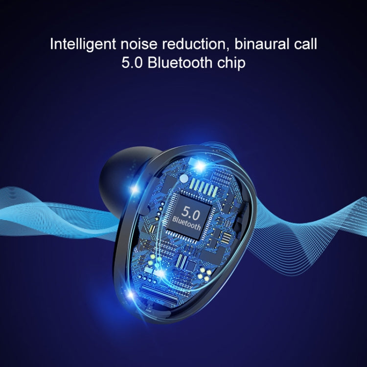 X7 TWS V5.0 Binaural Wireless Stereo Bluetooth Headset with Charging Case and Digital Display