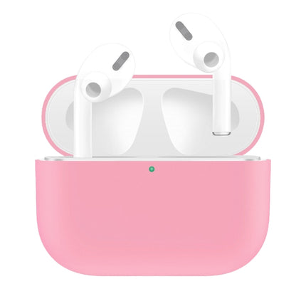 For AirPods Pro Solid Color Silicone Earphone Protective Case, Purple, Red, Black, Baby Blue, Coffee, White, Dark Blue, Yellow, Pink, Green, Grey, Light Pink, Watermelon Red, Light Purple