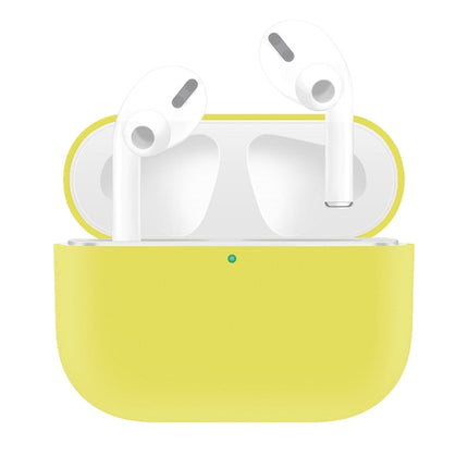 For AirPods Pro Solid Color Silicone Earphone Protective Case, Purple, Red, Black, Baby Blue, Coffee, White, Dark Blue, Yellow, Pink, Green, Grey, Light Pink, Watermelon Red, Light Purple