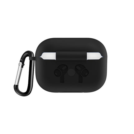 For AirPods Pro Silicone Flip Cover Earphone Protective Case with Anti-drop Buckle, Red, Black, Baby Blue, Coffee, White, Dark Blue, Yellow, Pink, Green, Grey, Light Pink, Watermelon Red, Light Purple, Purple