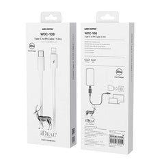 WK WDC-108 20W Type-C / USB-C to 8 Pin PD Fast Charging Cable , Length: 1.2m