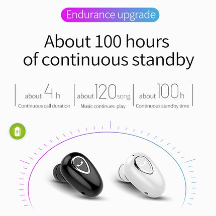 YX01 Sweatproof Bluetooth 4.1 Wireless Bluetooth Earphone, Support Memory Connection & HD Call, White, Black, Flesh Color, Rose Gold, Silver