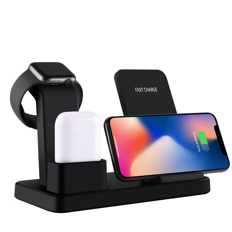 Q12 3 in 1 Quick Wireless Charger for iPhone, Apple Watch, AirPods and other Android Smart Phones