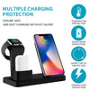 Q12 3 in 1 Quick Wireless Charger for iPhone, Apple Watch, AirPods and other Android Smart Phones