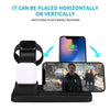 Q12 3 in 1 Quick Wireless Charger for iPhone, Apple Watch, AirPods and other Android Smart Phones