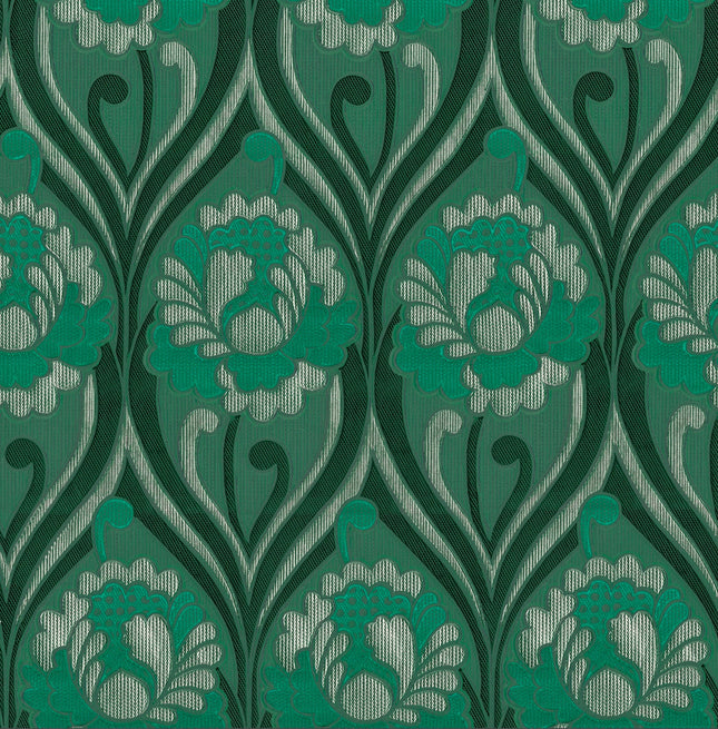 Vintage floral Damask Wallpaper