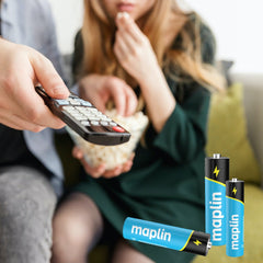 Maplin 80x AA LR6 7 Year Shelf Life 1.5V High Performance Alkaline Batteries with Universal Battery Tester