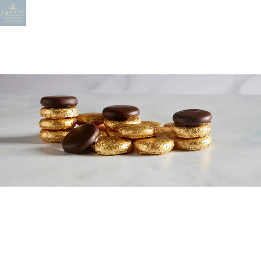 Irish Cream crème - dark chocolate covered fondant in gold coloured foil 120pcs