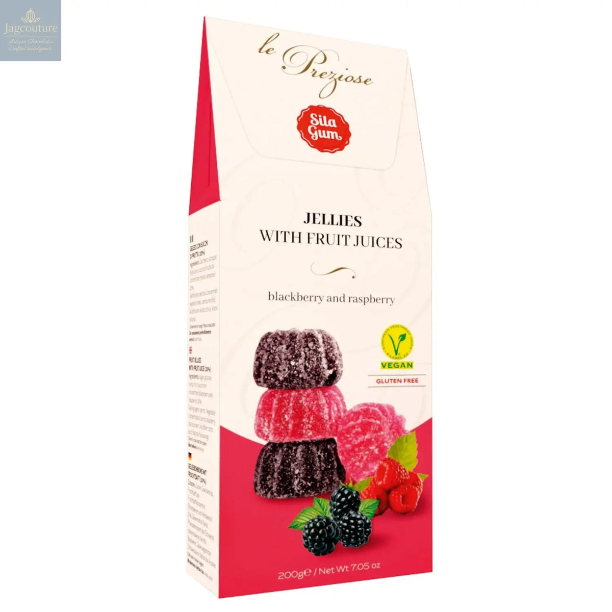 Italian blackberry & raspberry fruit jellies