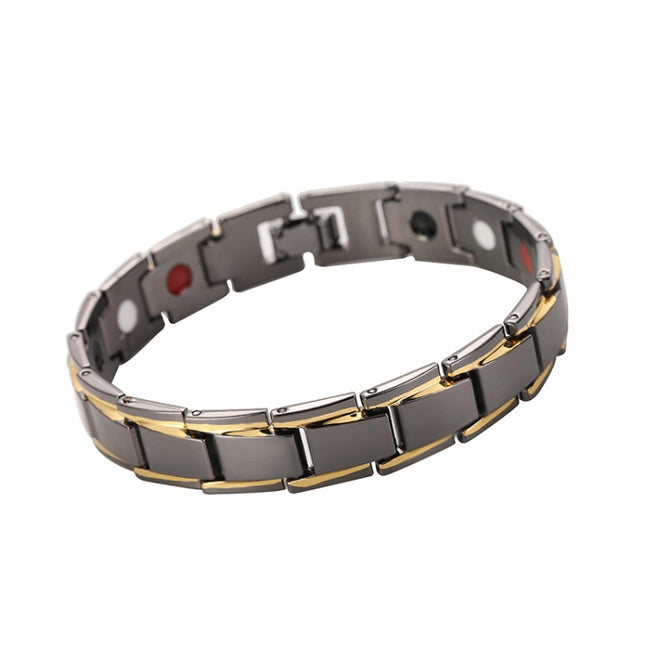 Men Detachable Titanium Steel Magnetic Therapy Bracelet Jewelry