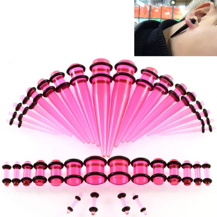 36PCS Unisex Acrylic Ear Expansion Ear Extender 14G-00G Accessories Set