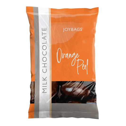 Joybags milk chocolate covered orange peel