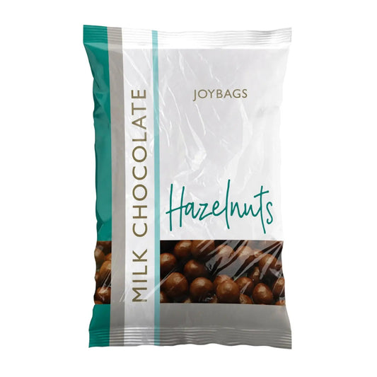 Joybags milk chocolate covered hazelnuts