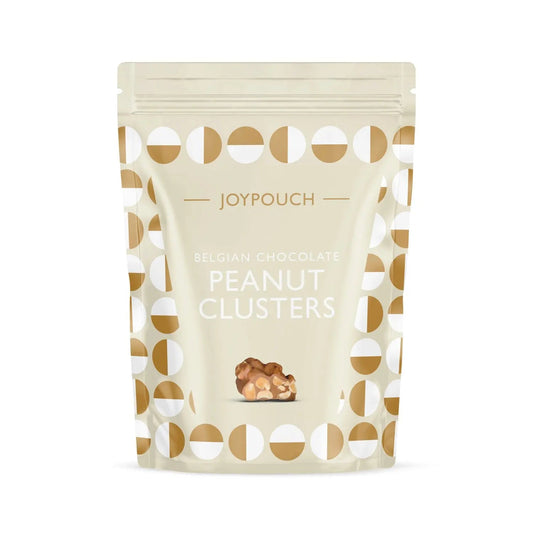 Joypouch milk chocolate covered peanut clusters