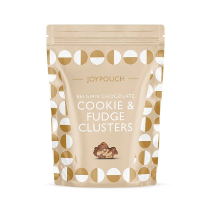 Joypouch milk chocolate covered cookie & fudge clusters