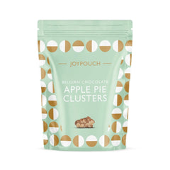 Joypouch milk chocolate covered apple pie clusters