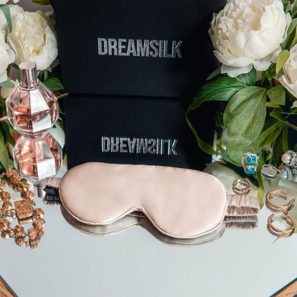 Champagne Silk Sleep Mask