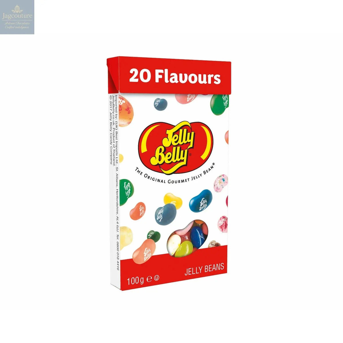 Jelly Belly 20 assorted flavours jelly beans in window box