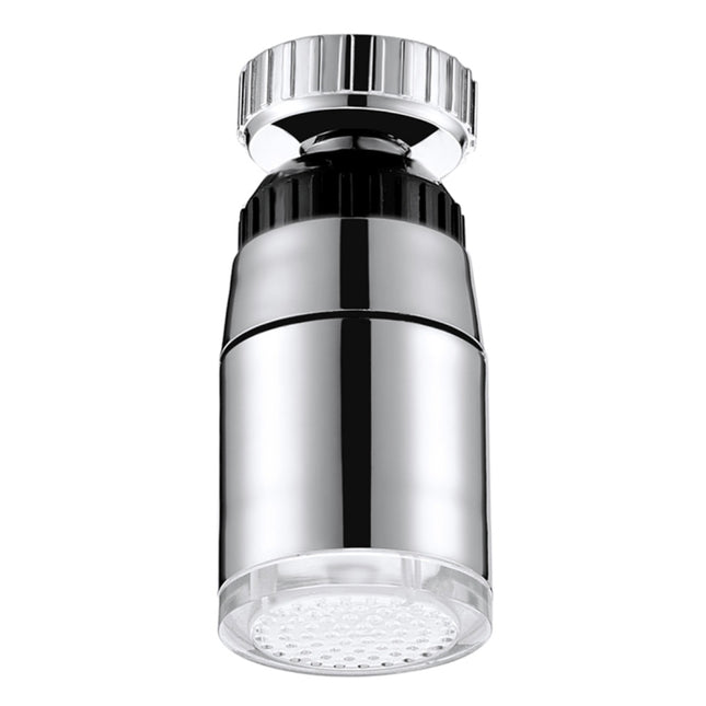 SDF-B9 1 LED ABS Temperature Sensor 3-color LED Faucet Light Water Glow Shower, Size: 58 x 28mm, Interface: 22mm (Silver), SDF-B9 3-color
