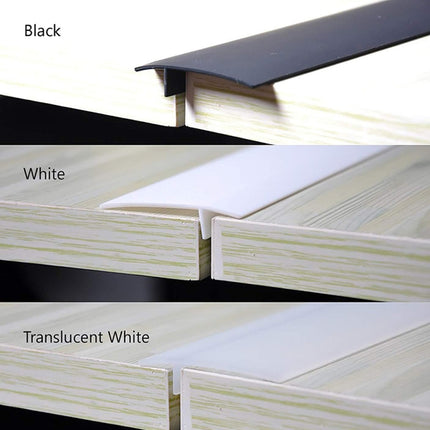 2 PCS 25 inches Gas Stove Slit Strip Antifouling Dustproof Waterproof Kitchen Sealing Strip, 25 inches (White), 25 inches, 25 inches (Black)