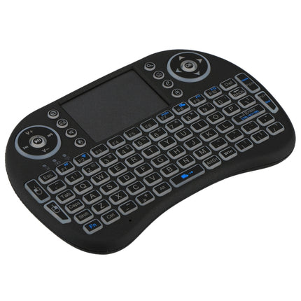 2.4GHz Mini i8 Wireless QWERTY Keyboard with Colorful Backlight & Touchpad & Multimedia Control for PC, Android TV BOX, X-BOX Player, Smartphones
