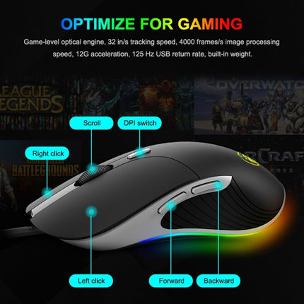 iMICE X6 Wired Mouse  6-button Colorful RGB Gaming Mouse