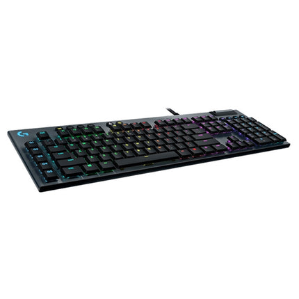 Logitech G813 RGB Mechanical Wired Gaming Keyboard (GL-Linear), Length: 1.8m, G813