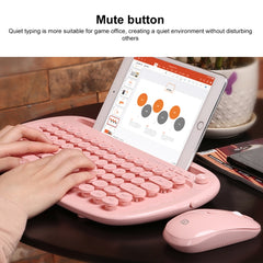 FOETOR K520t Mini Three Modes Wireless Bluetooth Keyboard