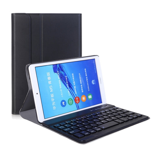 A0M5 Detachable Bluetooth Keyboard + Ultrathin Horizontal Flip Leather Tablet Case for Huawei MediaPad M5 & Honor Tab 5 8 inch, with Holder