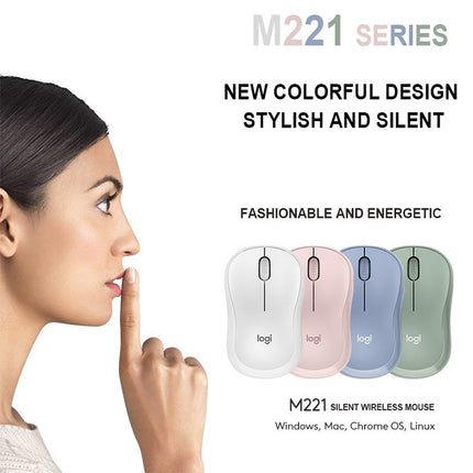 Logitech M221 Fashion Silent Wireless Mouse