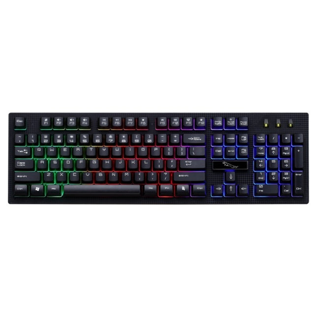 ZGB G20 104 Keys USB Wired Mechanical Feel Glowing Computer Keyboard Gaming Keyboard