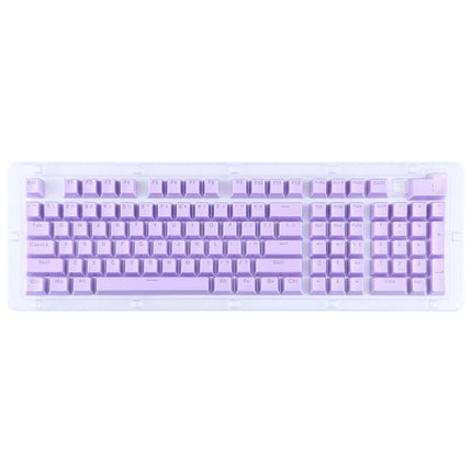ABS Translucent Keycaps, OEM Highly Mechanical Keyboard, Universal Game Keyboard, Purple, Red, White, Yellow, Black, Orange, Pink, Grey, Blue