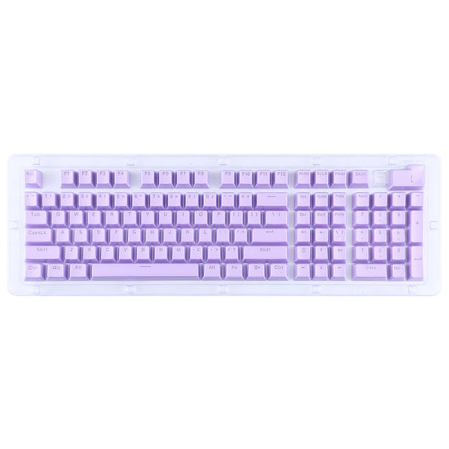 ABS Translucent Keycaps, OEM Highly Mechanical Keyboard, Universal Game Keyboard, Purple, Red, White, Yellow, Black, Orange, Pink, Grey, Blue