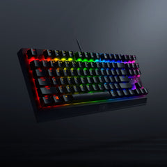 Razer BlackWidow V3 Tenkeyless RGB Lighting Wired Mechanical Keyboard, Competitive Version (Yellow Shaft), BlackWidow V3 Tenkeyless(Green Shaft)