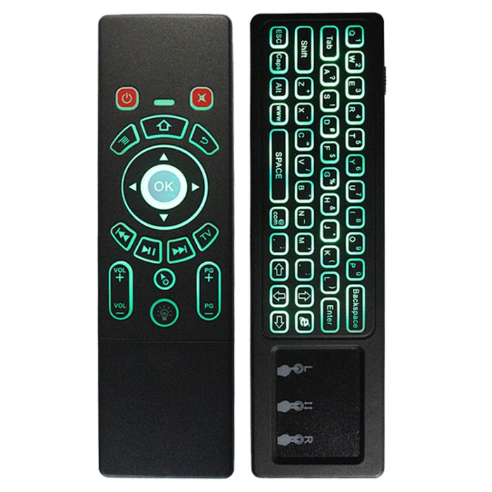 T6 Colorful Light Version Air Mouse 2.4GHz Wireless Keyboard Remote Controller with Touchpad & IR Learning for PC, Android TV Box / Smart TV, Multi-media Devices, T6