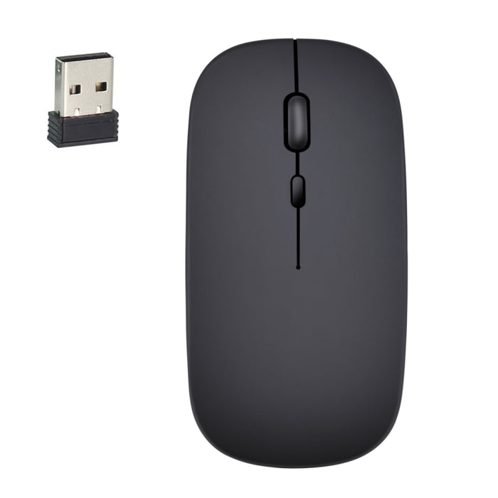 HXSJ M80 2.4GHz Wireless 1600DPI Three-speed Adjustable Optical Mute Mouse, Black, Grey, Gold, Rose Gold, Silver, White