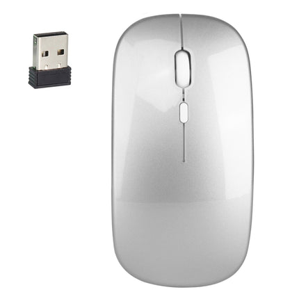 HXSJ M80 2.4GHz Wireless 1600DPI Three-speed Adjustable Optical Mute Mouse, Silver, White, Black, Grey, Gold, Rose Gold
