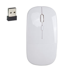 HXSJ M80 2.4GHz Wireless 1600DPI Three-speed Adjustable Optical Mute Mouse, Black, Grey, Gold, Rose Gold, Silver, White