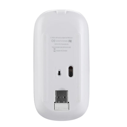 HXSJ M80 2.4GHz Wireless 1600DPI Three-speed Adjustable Optical Mute Mouse, Silver, White, Black, Grey, Gold, Rose Gold