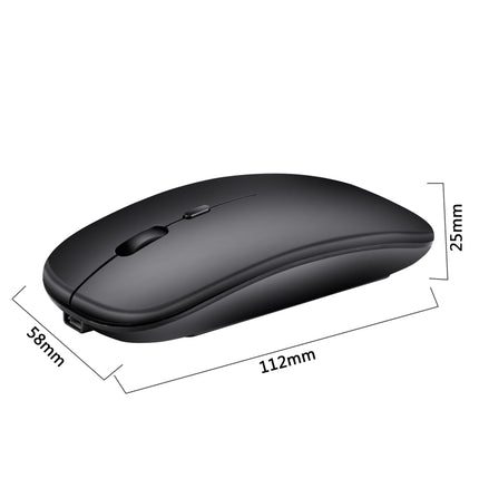 HXSJ M80 2.4GHz Wireless 1600DPI Three-speed Adjustable Optical Mute Mouse, Black, Grey, Gold, Rose Gold, Silver, White