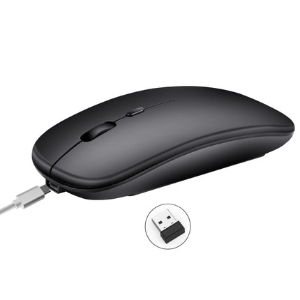 HXSJ M80 2.4GHz Wireless 1600DPI Three-speed Adjustable Optical Mute Mouse, Black, Grey, Gold, Rose Gold, Silver, White