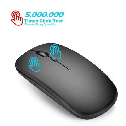 HXSJ M80 2.4GHz Wireless 1600DPI Three-speed Adjustable Optical Mute Mouse, Black, Grey, Gold, Rose Gold, Silver, White