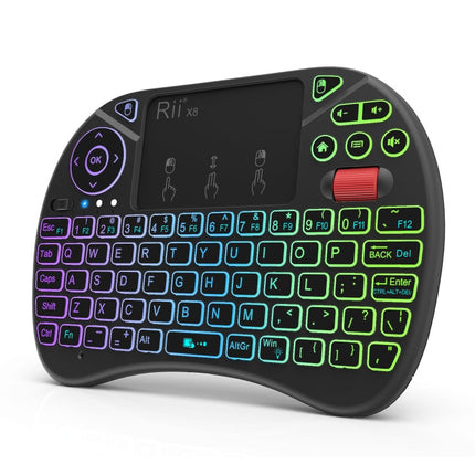 2.5 inch Touchpad Combo with Backlight(Black), Rii X8