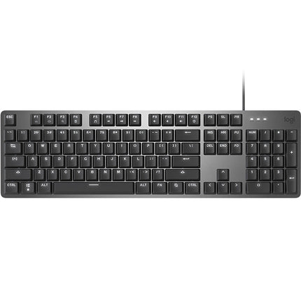 Logitech K845 CHERRY Blue Axis Backlit Mechanical Wired Keyboard, Cable Length: 1.8m, CHERRY Blue Axis