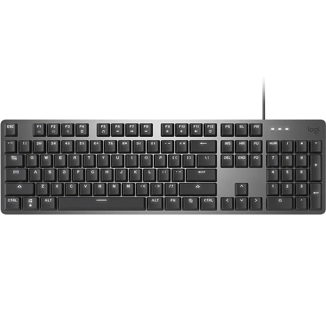 Logitech K845 CHERRY Blue Axis Backlit Mechanical Wired Keyboard, Cable Length: 1.8m, CHERRY Blue Axis