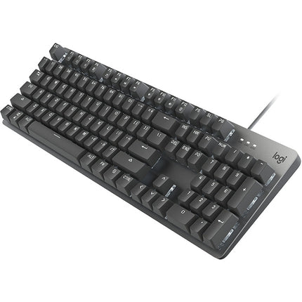 Logitech K845 CHERRY Blue Axis Backlit Mechanical Wired Keyboard, Cable Length: 1.8m, CHERRY Blue Axis